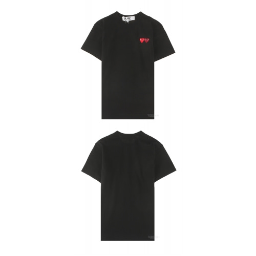 [꼼데가르송] AZ-T226-051-1 더블와펜 반팔 티셔츠 블랙 남성 티셔츠 / TS,COMME DES GARCONS