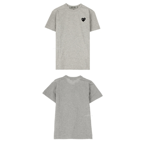 [꼼데가르송] YZ-T006-051-1 와펜 라운드 반팔티셔츠 그레이 남성 티셔츠 / TEO,COMME DES GARCONS