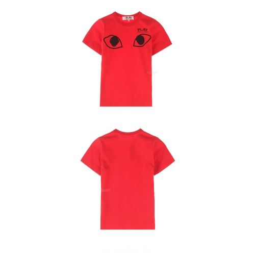 [꼼데가르송] AZ-T123-051-2 빨검 빅아이 레드 여성 티셔츠 / TS,COMME DES GARCONS