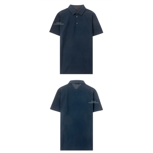 [로로피아나] FAI1315 W795 클래식 폴로 티셔츠 블루 남성 티셔츠 / TFN,LORO PIANA