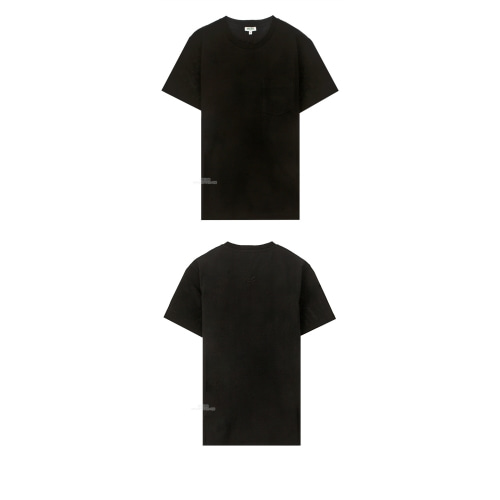[겐조] 20SS 5TS082 4BE 99 로고 포켓 반팔티셔츠 블랙 남성 티셔츠 / TFN,KENZO