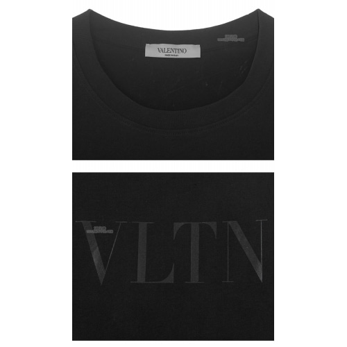 [발렌티노] 20SS TV3MG10V3LE N01 로고 프린팅 반팔티셔츠 블랙 남성 티셔츠 / TFN,VALENTINO