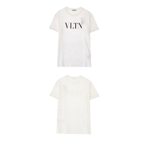 [발렌티노] 20SS TV3MG10V3LE A01 로고 프린팅 반팔티셔츠 화이트블랙 남성 티셔츠 / TJ,VALENTINO