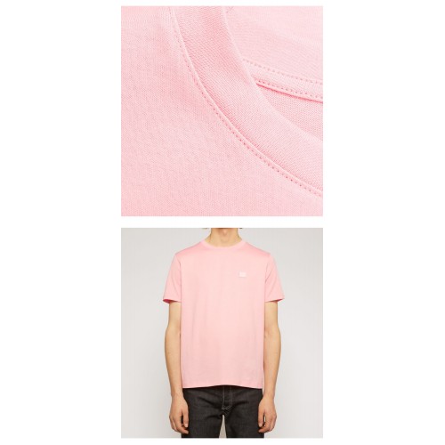 [아크네] AL0038 AD1 내쉬 페이스 반팔 티셔츠 블러쉬 핑크 남성 티셔츠 / TJ,ACNE STUDIOS