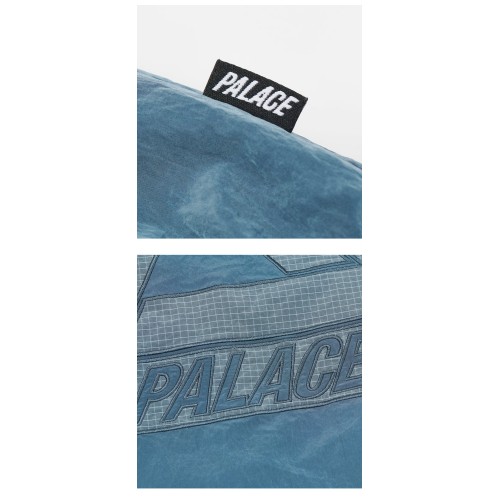 [팔라스] P21JK023 BL 2B 로고 퍼 쇼츠 파카 블루 남성 자켓 / TEO,PALACE