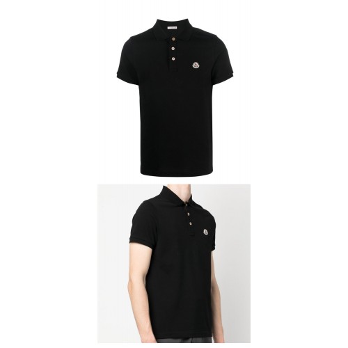 [몽클레어] 8A00019 84556 999 로고 패치 폴로티셔츠 블랙 남성 티셔츠 / TJ,MONCLER