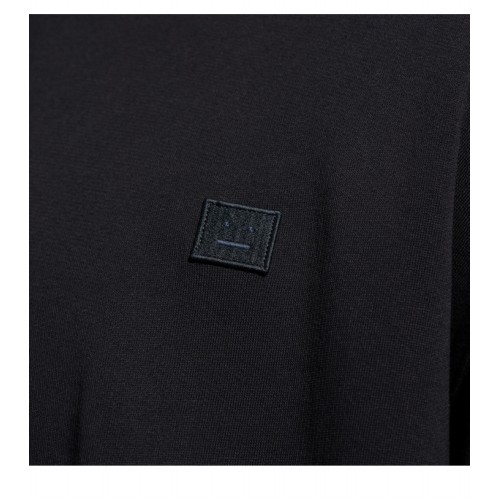 [아크네] CI0133 900 페이스 패치 스웨트셔츠 블랙 남성 티셔츠 / TJ,ACNE STUDIOS