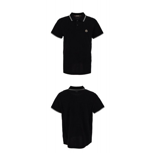 [몽클레어] 8A00025 84556 999 로고패치 폴로티셔츠 블랙 남성 티셔츠 / TJ,MONCLER