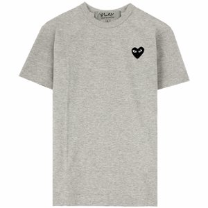 [꼼데가르송] YZ-T006-051-1 와펜 라운드 반팔티셔츠 그레이 남성 티셔츠 / TEO,COMME DES GARCONS
