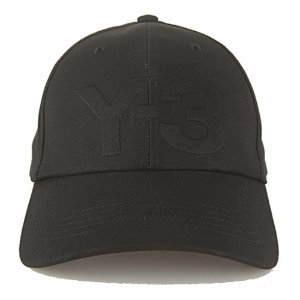 [Y3] 20SS FQ6974 로고 캡 블랙 모자 / TR,Y-3