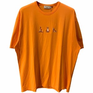 [메종키츠네] EU00146KJ0008 OG 요가폭스 라운드 반팔티셔츠 오렌지 남성 티셔츠 / TBC,MAISON KITSUNE