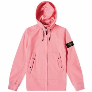 [스톤아일랜드] 20FW 7315Q0122 V0087 와펜패치 소프트쉘 자켓 핑크 남성 자켓 / TTA,STONE ISLAND