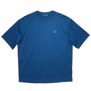 [아크네] CL0085 AAJ 페이스 패치 반팔 티셔츠 다크블루 남성 티셔츠 / TJ,ACNE STUDIOS