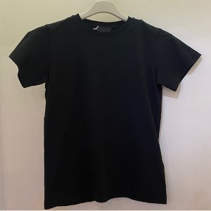 [몽클레어] 8C7B010 829H8 999 백라벨로고 라운드 반팔티셔츠 블랙 여성 티셔츠 / TR,MONCLER