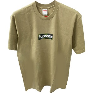 [슈프림] FW23T57 KH 박스로고 라운드 반팔티셔츠 카키 남성 티셔츠 / TSH,SUPREME